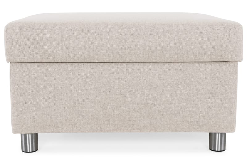 Crazy Fotskammel med Oppbevaring 80x65 - Beige - Møbler - Stoler & lenestoler - Krakk - Fotskammel
