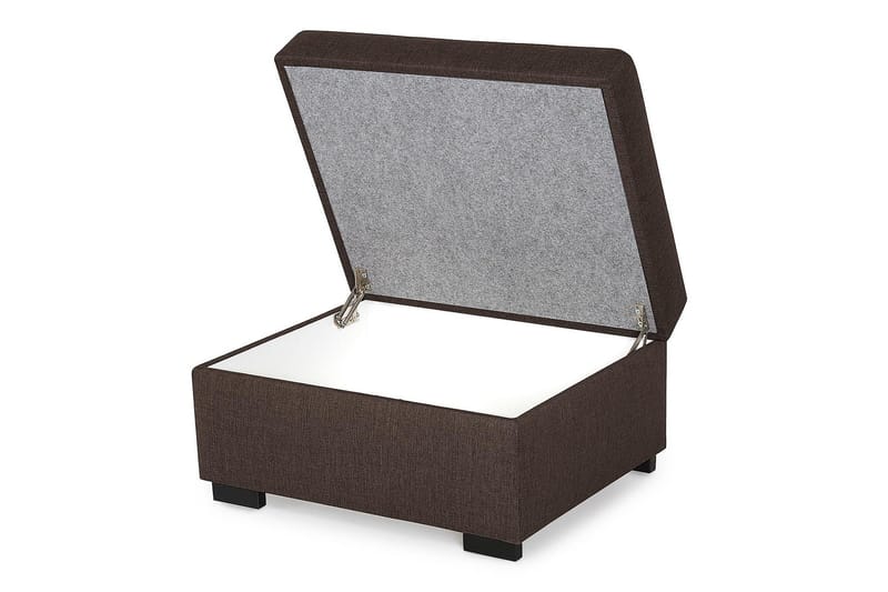 Crazy Fotskammel med Oppbevaring 80x65 - Brun - Møbler - Stoler & lenestoler - Krakk - Fotskammel