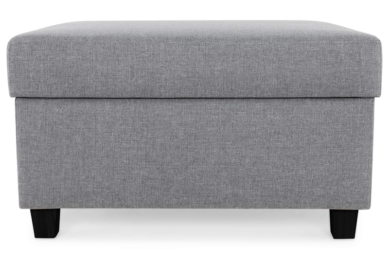 Crazy Fotskammel med Oppbevaring 80x65 - Lysegrå - Møbler - Stoler & lenestoler - Krakk - Fotskammel