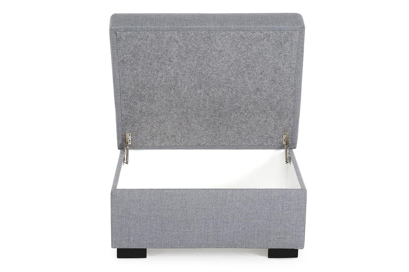 Crazy Fotskammel med Oppbevaring 80x65 - Lysegrå - Møbler - Stoler & lenestoler - Krakk - Fotskammel