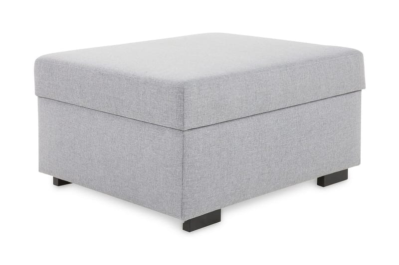 Crazy Fotskammel med Oppbevaring 80x65 - Lysegrå - Møbler - Stoler & lenestoler - Krakk - Fotskammel