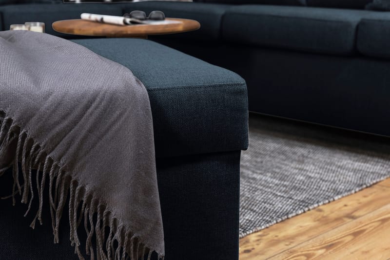 Crazy Fotskammel med Oppbevaring 80x65 - Mørkeblå - Møbler - Stoler & lenestoler - Krakk - Fotskammel