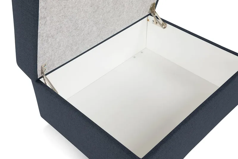 Crazy Fotskammel med Oppbevaring 80x65 - Mørkeblå - Møbler - Stoler & lenestoler - Krakk - Fotskammel