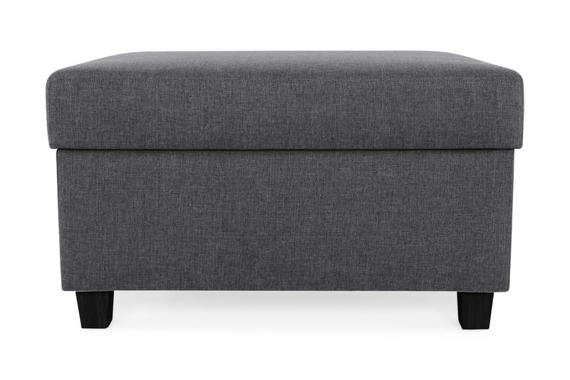 Crazy Fotskammel med Oppbevaring 80x65 - Mørkegrå - Møbler - Stoler & lenestoler - Krakk - Fotskammel