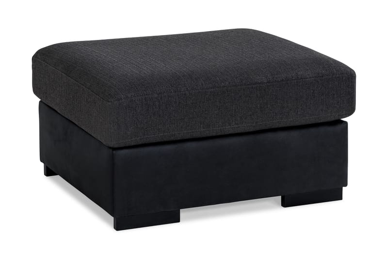 Cuba Fotskammel, Svart/Grå