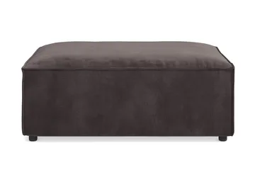 Cubo 1-seters Rektangulær Fotskammelmodul i Fløyel 120 cm bred - Mørk grå - Møbler - Stoler & lenestoler - Krakk - Fotskammel