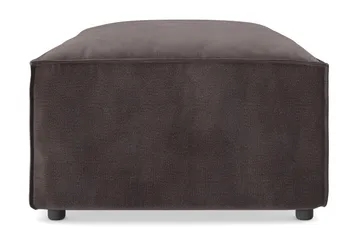 Cubo 1-seters Rektangulær Fotskammelmodul i Fløyel 120 cm bred - Mørk grå - Møbler - Stoler & lenestoler - Krakk - Fotskammel