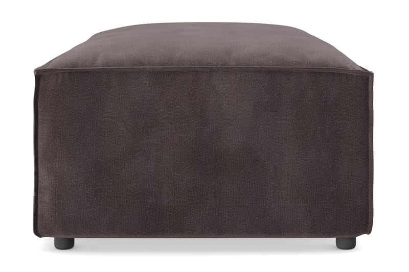 Cubo 1-seters Rektangulær Fotskammelmodul i Fløyel 120 cm bred - Mørk grå - Møbler - Stoler & lenestoler - Krakk - Fotskammel