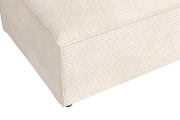 Cubo 1-seters Rektangulær Fotskammelmodul i Manchester 120 cm bred - Beige - Møbler - Stoler & lenestoler - Krakk - Fotskammel