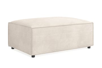 Cubo 1-seters Rektangulær Fotskammelmodul i Manchester 120 cm bred - Beige - Møbler - Stoler & lenestoler - Krakk - Fotskammel