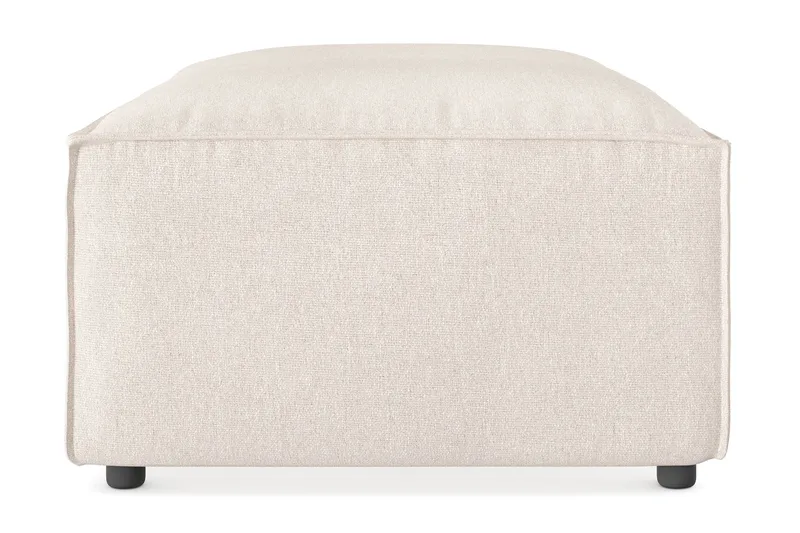 Cubo 1-seters Rektangulær Fotskammelmodul i Stoff 120 cm bred - Beige - Møbler - Stoler & lenestoler - Krakk - Fotskammel