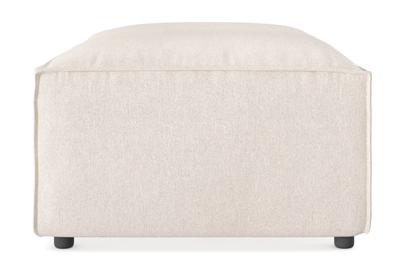Cubo 1-seters Rektangulær Fotskammelmodul i Stoff 120 cm bred - Beige - Møbler - Stoler & lenestoler - Krakk - Fotskammel