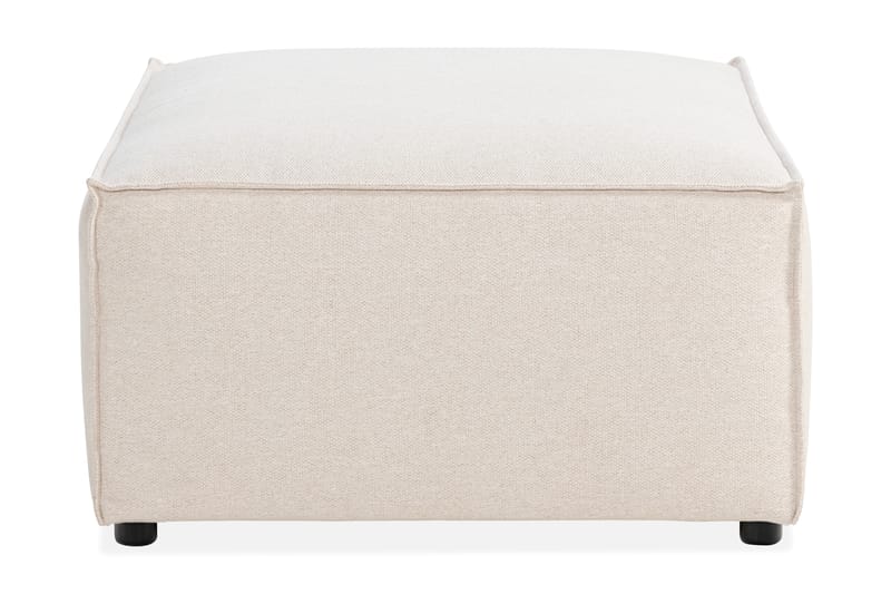 Cubo 1-seters Rektangulær Fotskammelmodul i Stoff 80 cm bred - Beige - Møbler - Stoler & lenestoler - Krakk - Fotskammel
