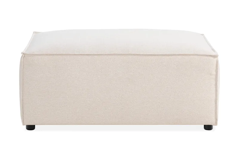Cubo 1-seters Rektangulær Fotskammelmodul i Stoff 80 cm bred - Beige - Møbler - Stoler & lenestoler - Krakk - Fotskammel