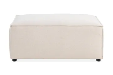 Cubo 1-seters Rektangulær Fotskammelmodul i Stoff 80 cm bred - Beige - Møbler - Stoler & lenestoler - Krakk - Fotskammel