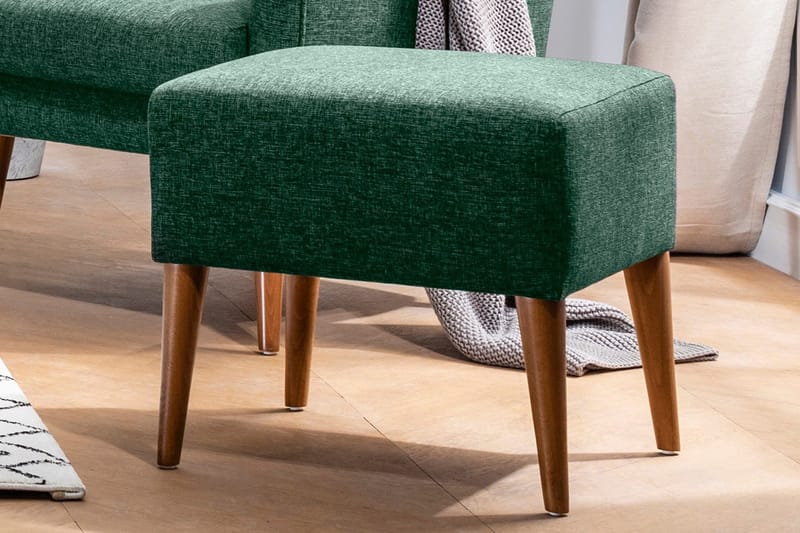 Cynthiaa Fotskammel - Grønn - Møbler - Stoler & lenestoler - Krakk - Fotskammel