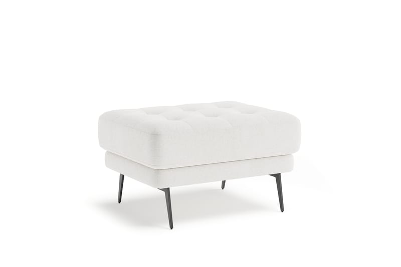 Debbi Fotskammel 78 cm Rektangulær - Hvit - Møbler - Stoler & lenestoler - Krakk - Fotskammel
