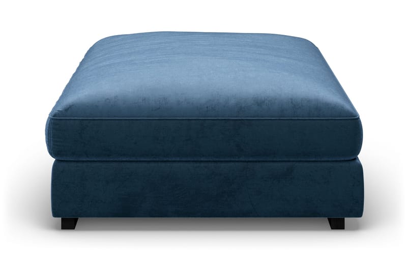 Dubai Fotskammel Fløyel - Blå - Møbler - Stoler & lenestoler - Krakk - Fotskammel