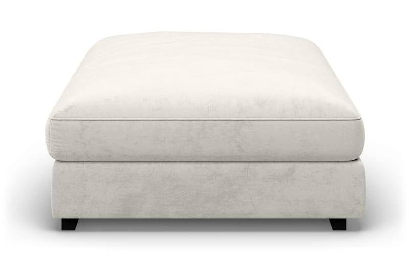 Dubai Fotskammel Fløyel - Hvit - Møbler - Stoler & lenestoler - Krakk - Fotskammel