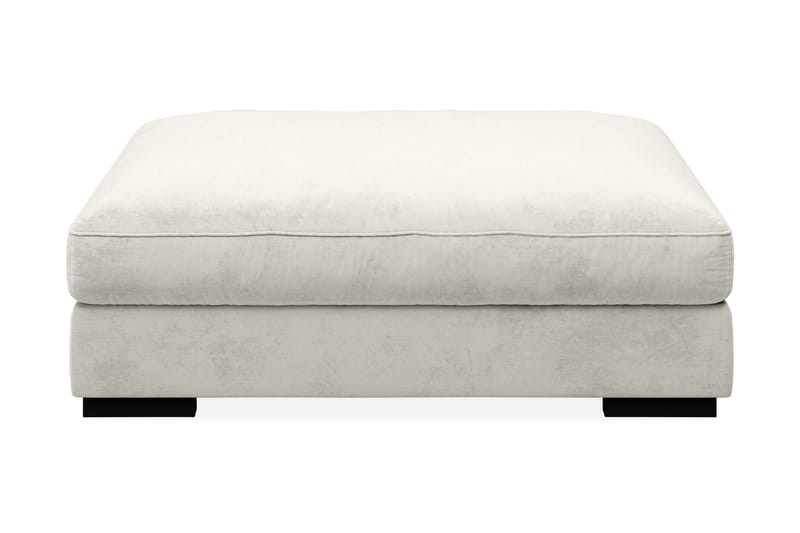 Dubai Fotskammel Fløyel - Hvit - Møbler - Stoler & lenestoler - Krakk - Fotskammel