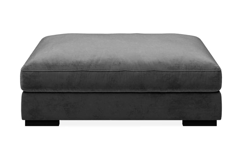 Dubai Fotskammel Fløyel - Mørkegrå - Møbler - Stoler & lenestoler - Krakk - Fotskammel