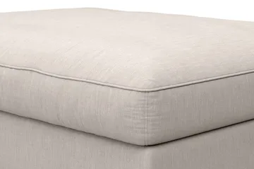Dubai Rektangulær Fotskammel 120x95 cm i Stoff - Beige - Møbler - Stoler & lenestoler - Krakk - Fotskammel