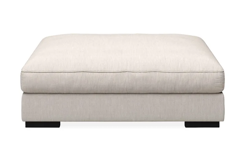Dubai Rektangulær Fotskammel 120x95 cm i Stoff - Beige - Møbler - Stoler & lenestoler - Krakk - Fotskammel