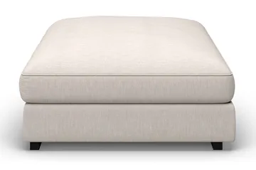 Dubai Rektangulær Fotskammel 120x95 cm i Stoff - Beige - Møbler - Stoler & lenestoler - Krakk - Fotskammel