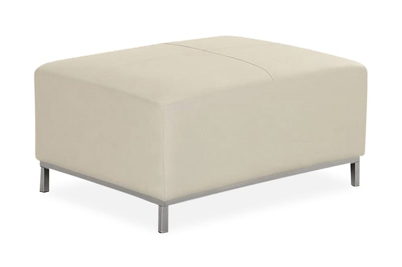 Dugard Fotskammel, Beige/Lær