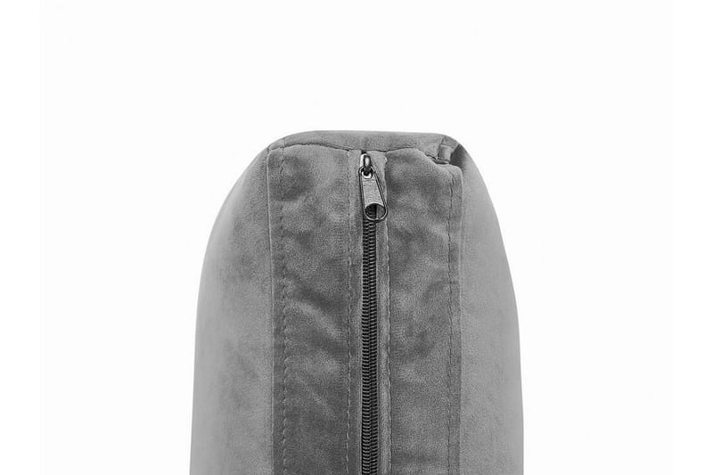 Evja Fotskammel - Fløyel/Grå - Møbler - Stoler & lenestoler - Krakk - Fotskammel