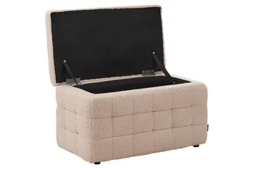 Fotpall Michigan Beige - Beige - Møbler - Stoler & lenestoler - Krakk - Fotskammel