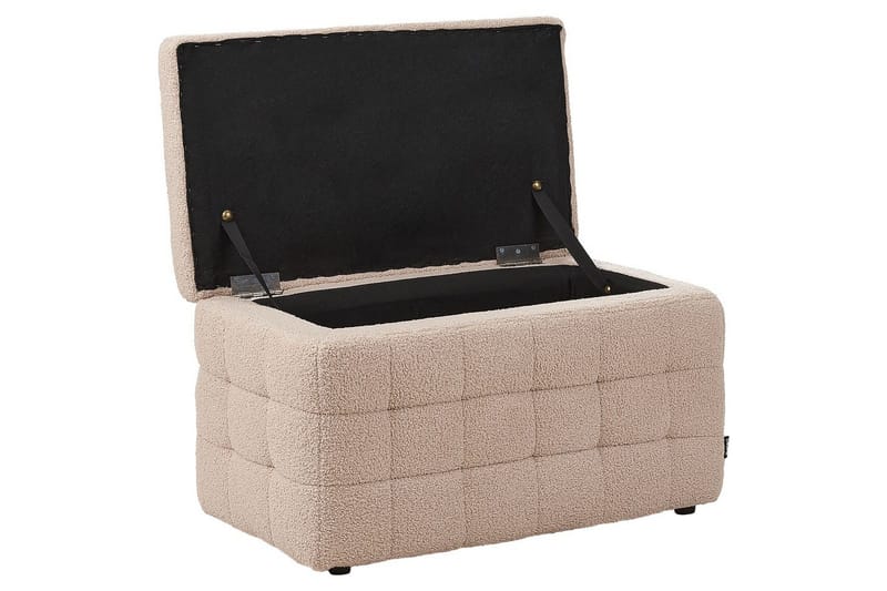 Fotpall Michigan Beige - Beige - Møbler - Stoler & lenestoler - Krakk - Fotskammel - Chesterfield fotskammel