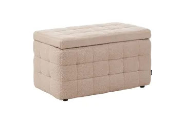 Fotpall Michigan Beige - Beige - Møbler - Stoler & lenestoler - Krakk - Fotskammel