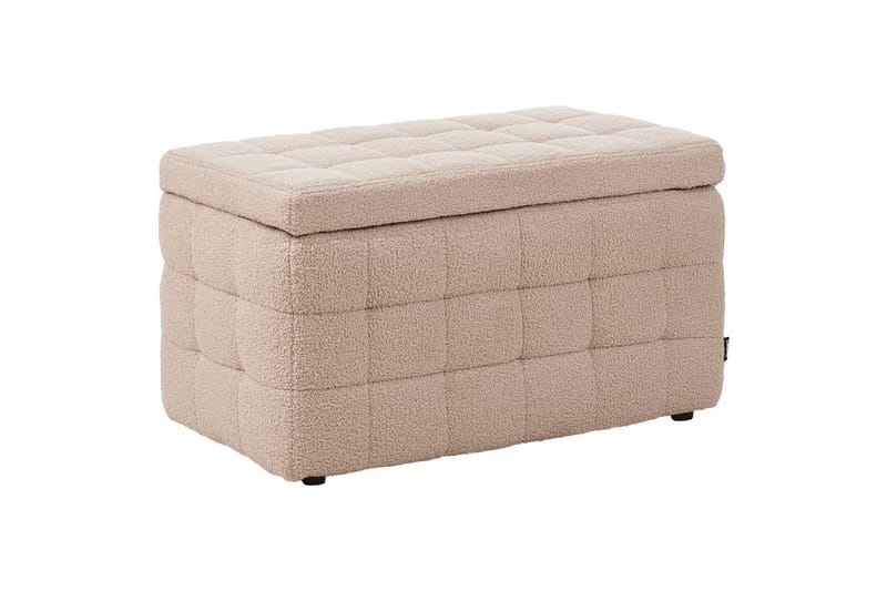 Fotpall Michigan Beige - Beige - Møbler - Stoler & lenestoler - Krakk - Fotskammel - Chesterfield fotskammel