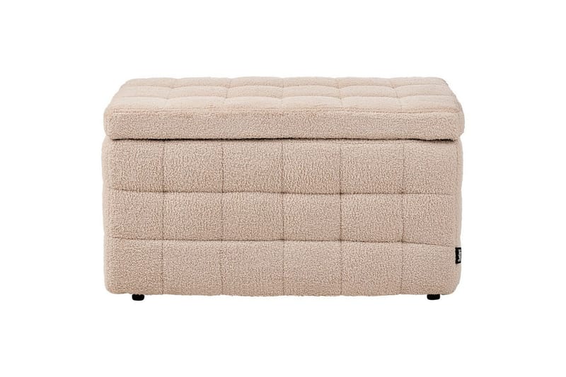 Fotpall Michigan Beige - Beige - Møbler - Stoler & lenestoler - Krakk - Fotskammel - Chesterfield fotskammel