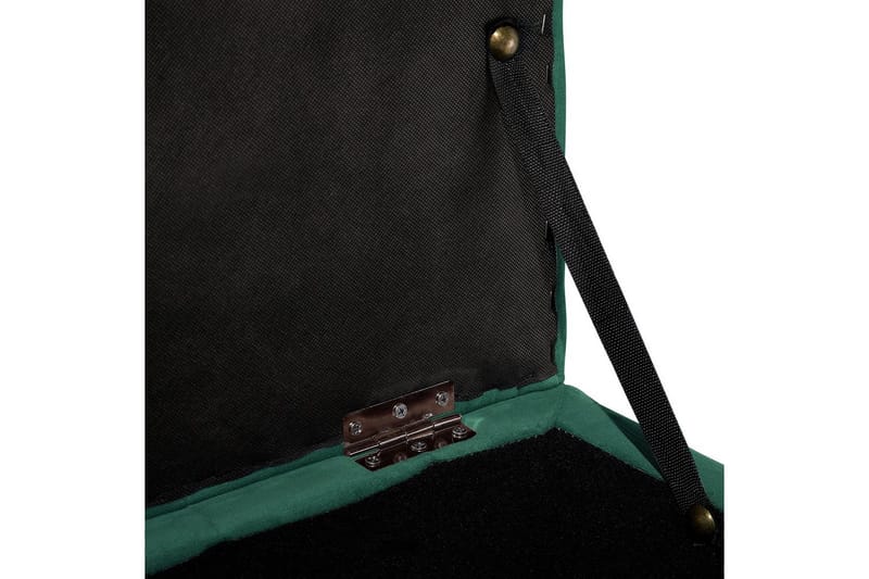 Fotpall Michigan Grønn - Grønn - Møbler - Stoler & lenestoler - Krakk - Fotskammel - Chesterfield fotskammel