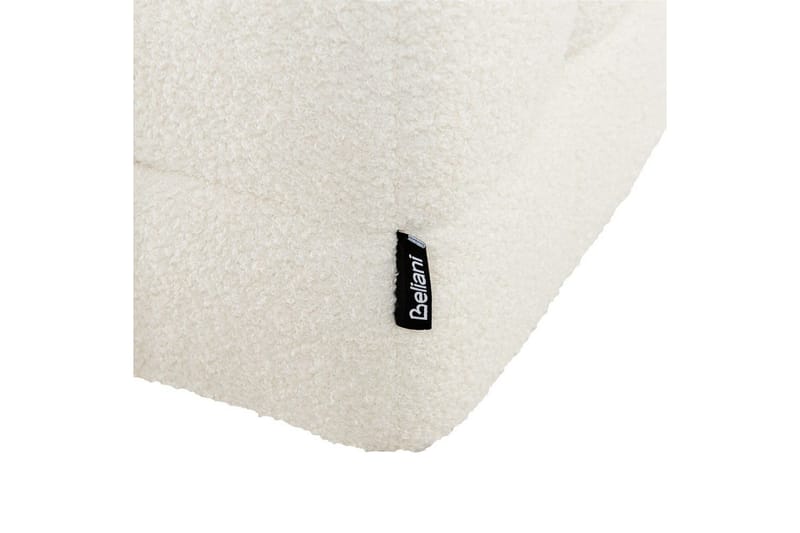 Fotpall Michigan Hvit - Hvit - Møbler - Stoler & lenestoler - Krakk - Fotskammel - Chesterfield fotskammel