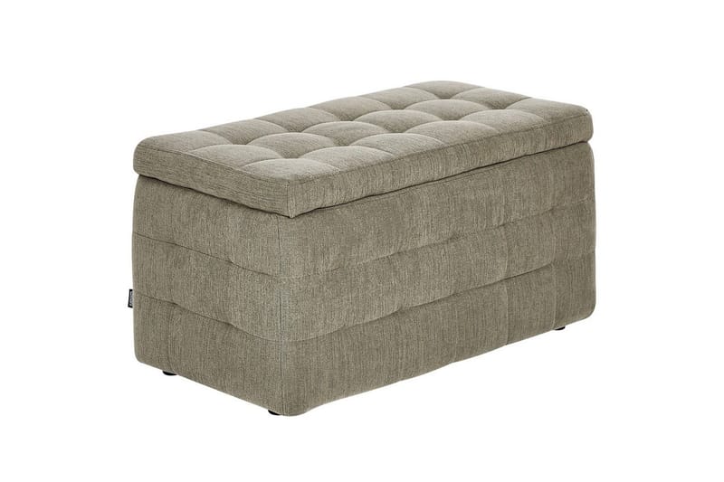 Fotpall Michigan Olivgrønn - Olivgrønn - Møbler - Stoler & lenestoler - Krakk - Fotskammel - Chesterfield fotskammel