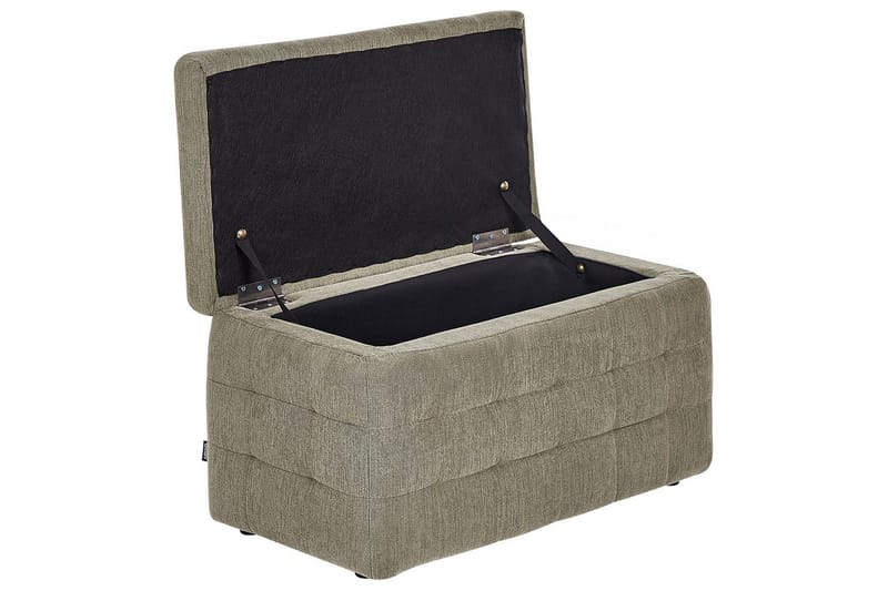 Fotpall Michigan Olivgrønn - Olivgrønn - Møbler - Stoler & lenestoler - Krakk - Fotskammel - Chesterfield fotskammel