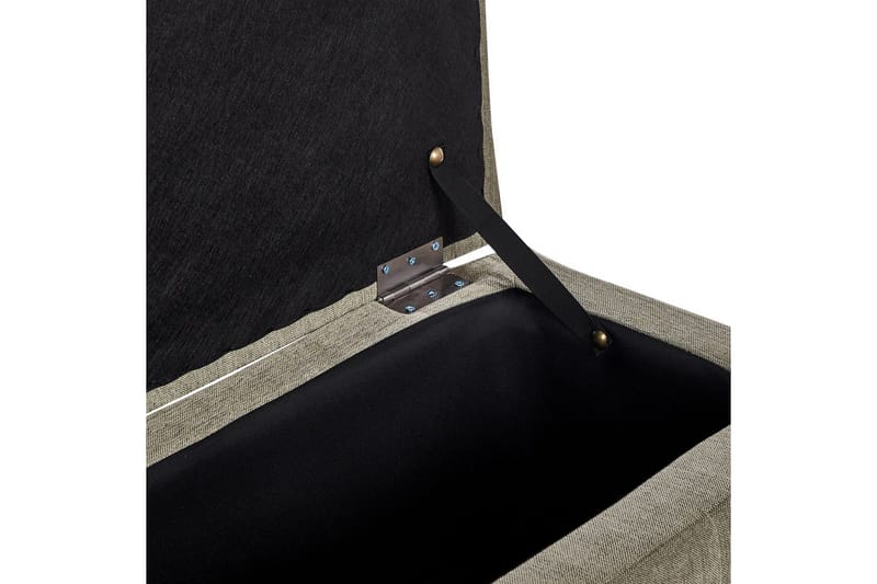 Fotpall Michigan Olivgrønn - Olivgrønn - Møbler - Stoler & lenestoler - Krakk - Fotskammel - Chesterfield fotskammel