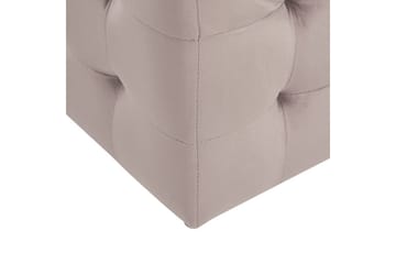 Fotpall Michigan Rosa - Rosa - Møbler - Stoler & lenestoler - Krakk - Fotskammel - Chesterfield fotskammel