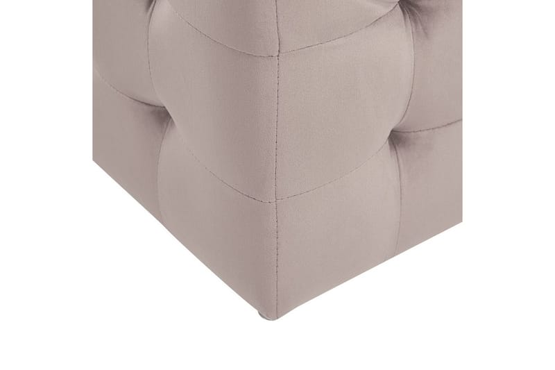 Fotpall Michigan Rosa - Rosa - Møbler - Stoler & lenestoler - Krakk - Fotskammel - Chesterfield fotskammel