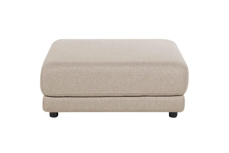 Fotpall Sigtuna Beige/svart - Beige/svart - Møbler - Stoler & lenestoler - Krakk - Fotskammel - Chesterfield fotskammel