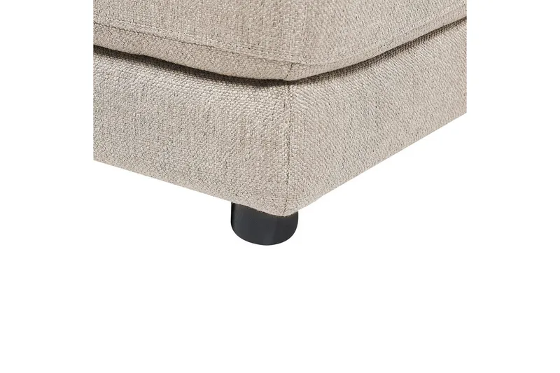 Fotpall Sigtuna Beige/svart - Beige/svart - Møbler - Stoler & lenestoler - Krakk - Fotskammel - Chesterfield fotskammel