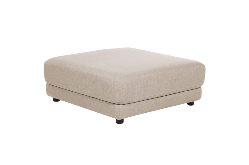 Fotpall Sigtuna Beige/svart - Beige/svart - Møbler - Stoler & lenestoler - Krakk - Fotskammel - Chesterfield fotskammel
