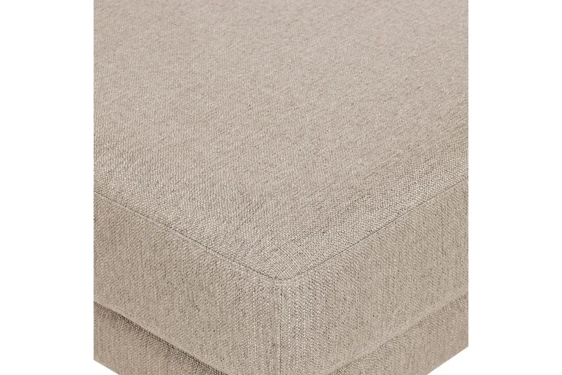 Fotpall Sigtuna Beige/svart - Beige/svart - Møbler - Stoler & lenestoler - Krakk - Fotskammel - Chesterfield fotskammel