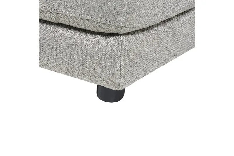 Fotpall Sigtuna Grå/svart - Grå/svart - Møbler - Stoler & lenestoler - Krakk - Fotskammel - Chesterfield fotskammel