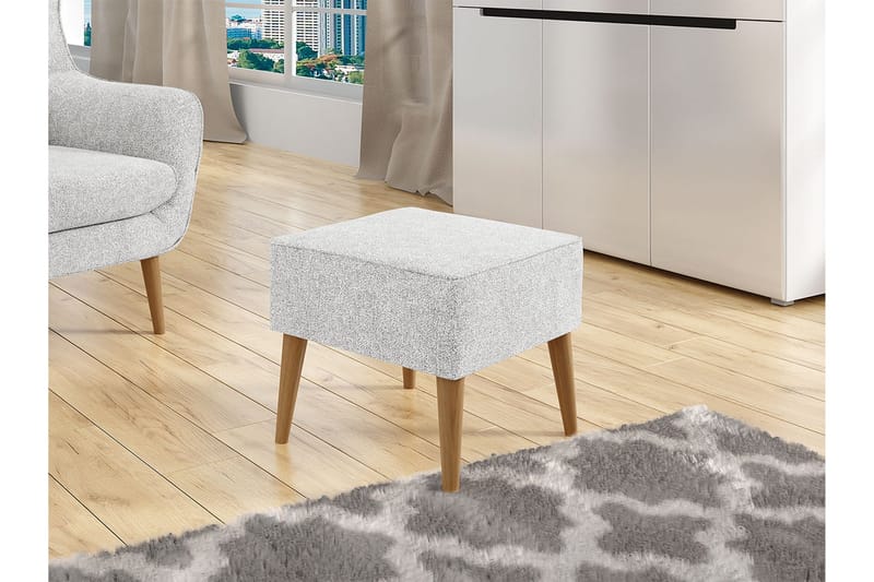 Fotskammel - Grå - Møbler - Stoler & lenestoler - Krakk - Fotskammel