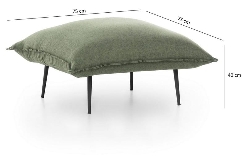 Fotskammel - Grønn - Møbler - Stoler & lenestoler - Krakk - Fotskammel