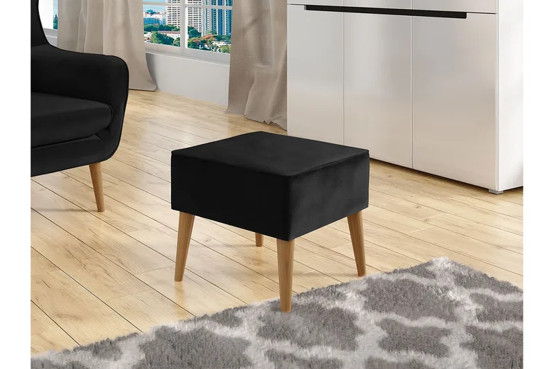 Fotskammel - Svart - Møbler - Stoler & lenestoler - Krakk - Fotskammel